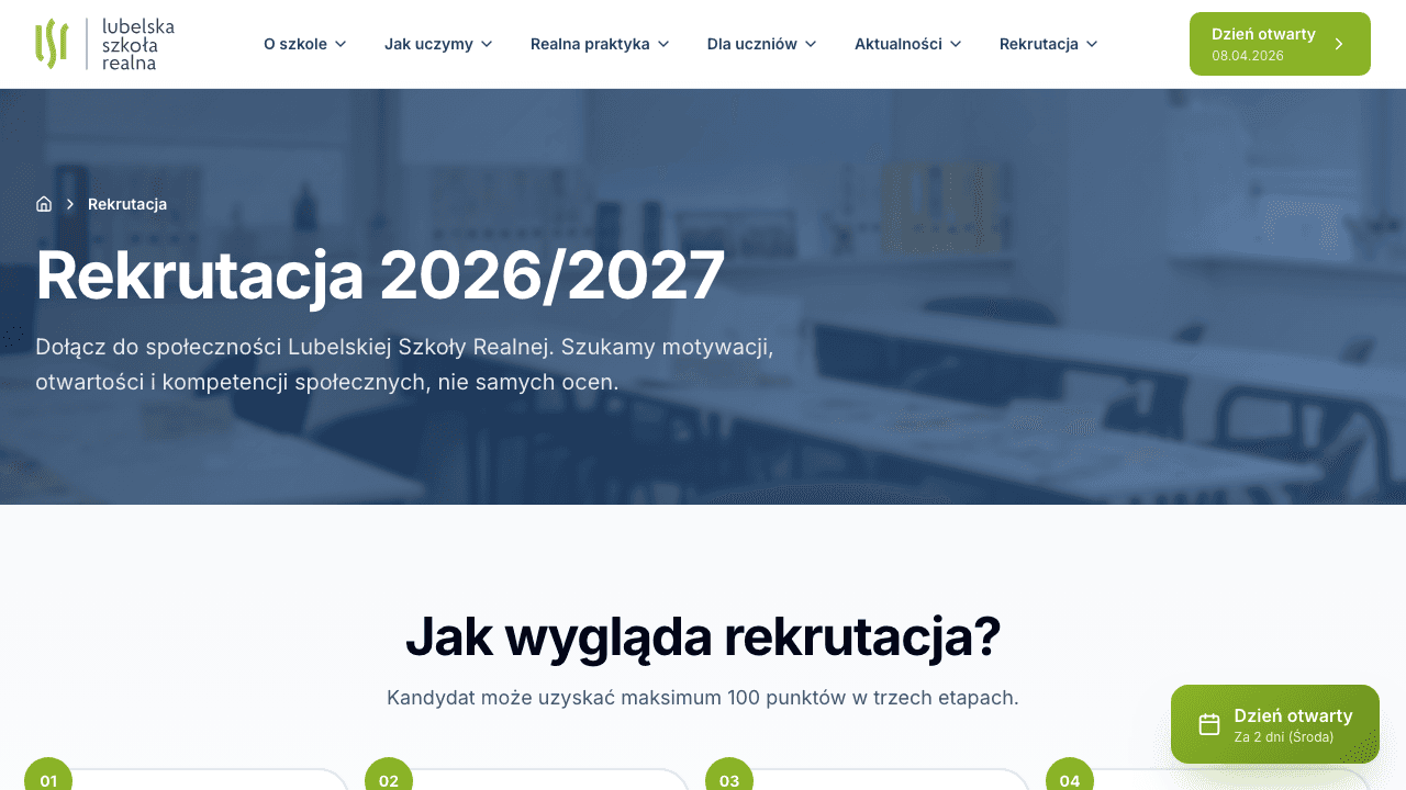 realna.lublin.pl - strona rekrutacji