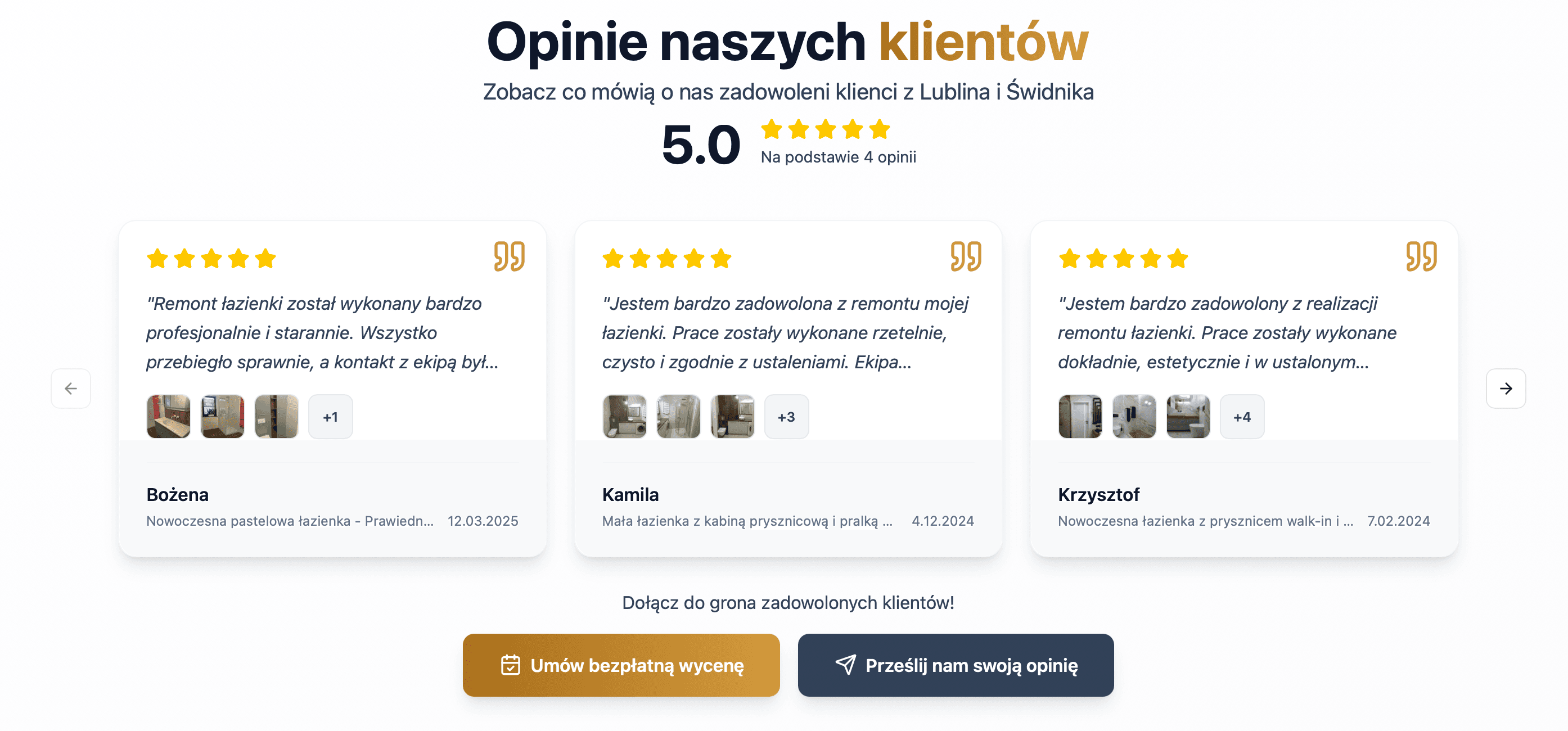 LS remonty - Opinie naszych klientów